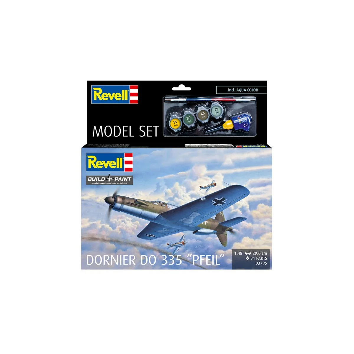Model Set Do335 Pfeil, 1/48 - Revell 63795 Model Set Do335 Pfeil, 1/48 - Revell 63795