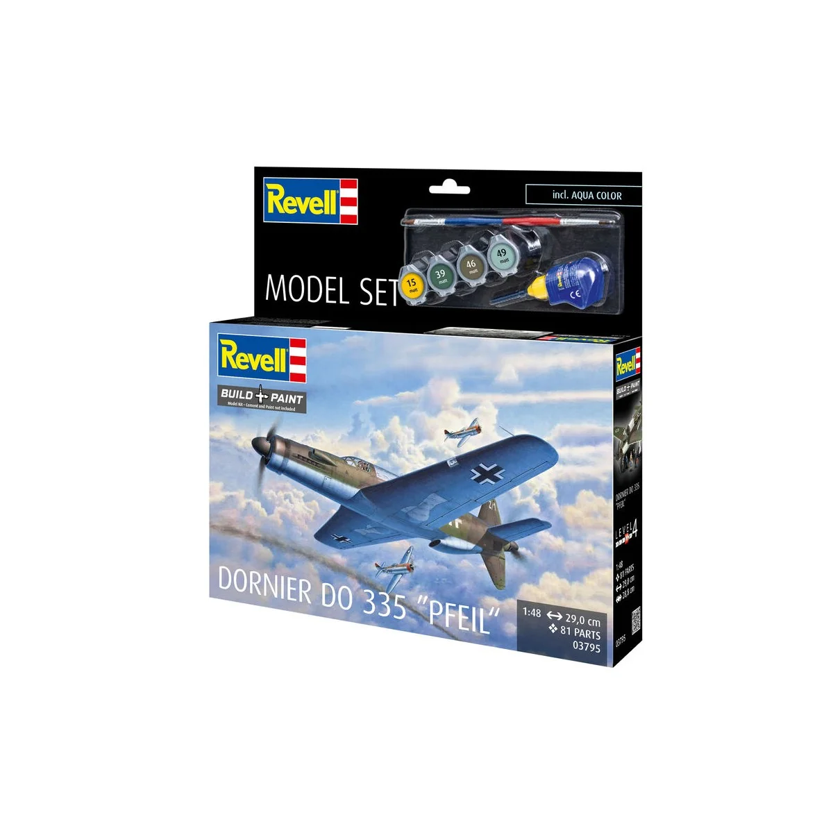 Model Set Do335 Pfeil, 1/48 - Revell 63795 Model Set Do335 Pfeil, 1/48 - Revell 63795