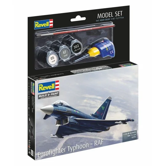 Model Set Eurofighter Typhoon - RAF, 1/144 - Revell 63796 Model Set Eurofighter Typhoon - RAF, 1/144 - Revell 63796