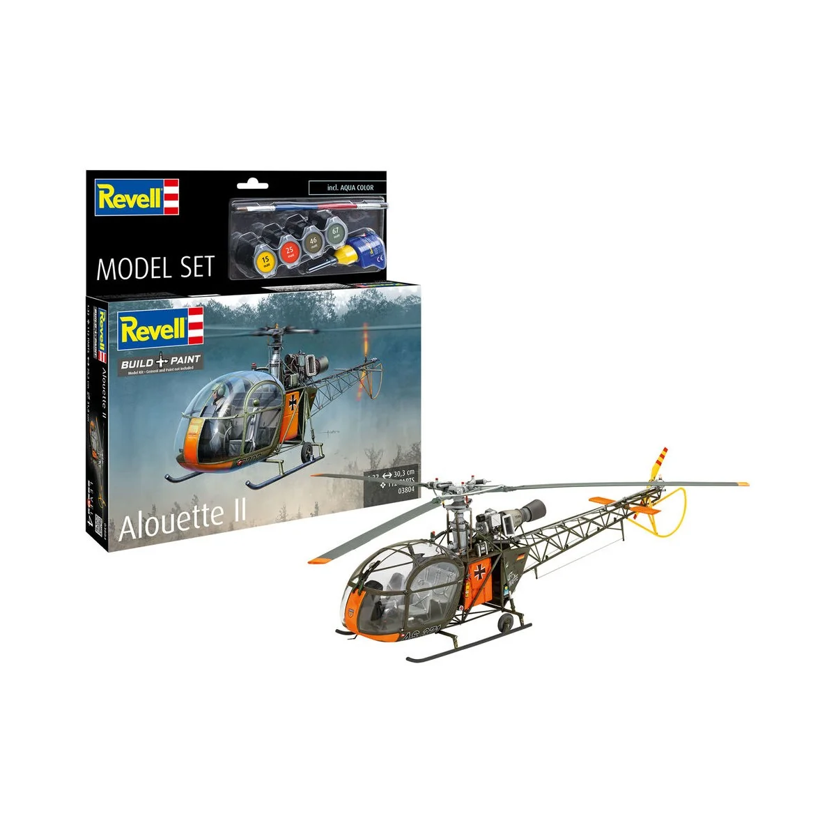 Model Set Alouette II, 1/32 - Revell 63804 Model Set Alouette II, 1/32 - Revell 63804