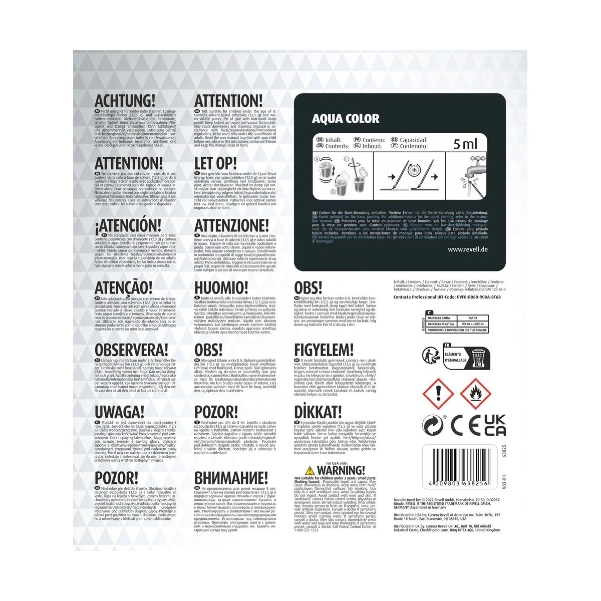 Model Set CH-47D Chinook, 1/144 - Revell 63825 Model Set CH-47D Chinook, 1/144 - Revell 63825