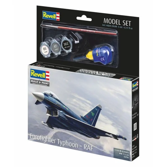 Model Set Eurofighter Typhoon - RAF, 1/144 - Revell 63796 Model Set Eurofighter Typhoon - RAF, 1/144 - Revell 63796