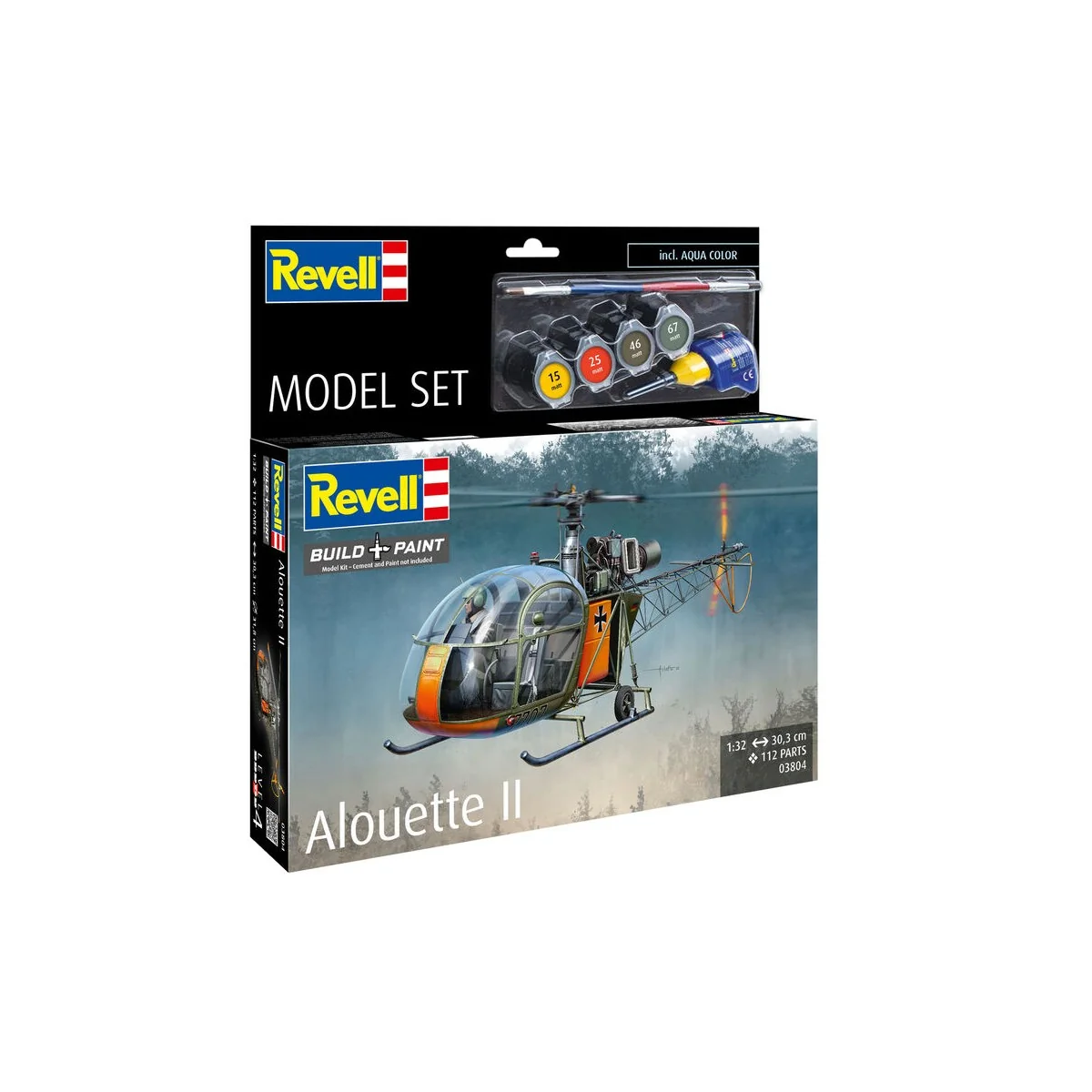 Model Set Alouette II, 1/32 - Revell 63804 Model Set Alouette II, 1/32 - Revell 63804