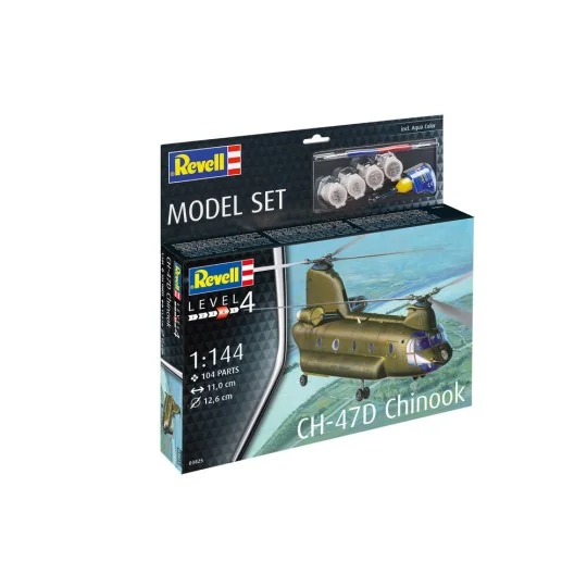 Model Set CH-47D Chinook, 1/144 - Revell 63825 Model Set CH-47D Chinook, 1/144 - Revell 63825