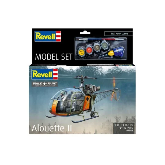 Model Set Alouette II, 1/32 - Revell 63804 Model Set Alouette II, 1/32 - Revell 63804