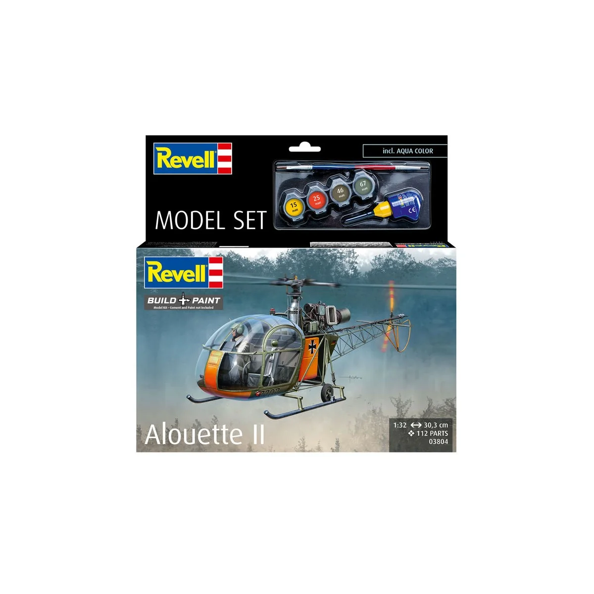 Model Set Alouette II, 1/32 - Revell 63804 Model Set Alouette II, 1/32 - Revell 63804