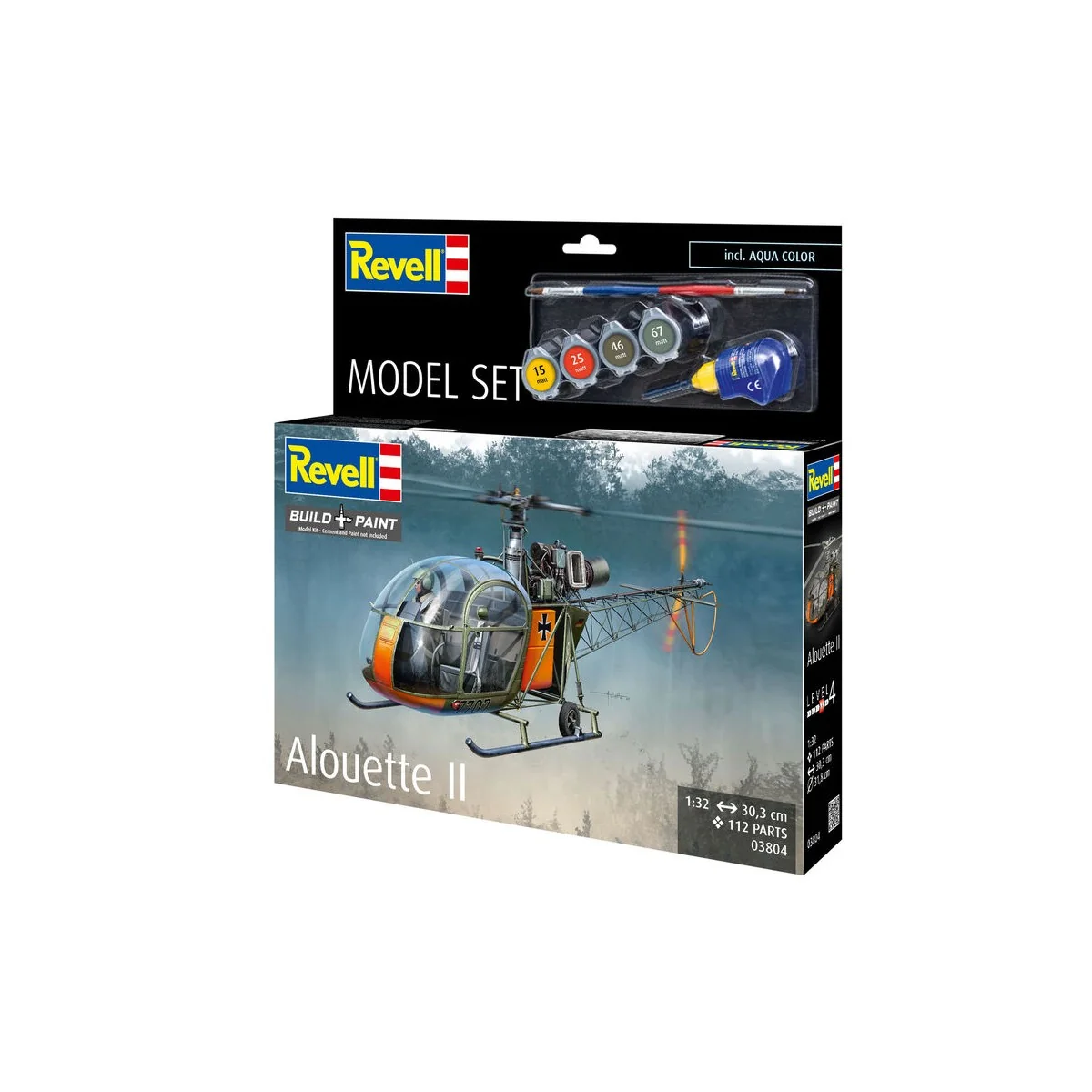 Model Set Alouette II, 1/32 - Revell 63804 Model Set Alouette II, 1/32 - Revell 63804