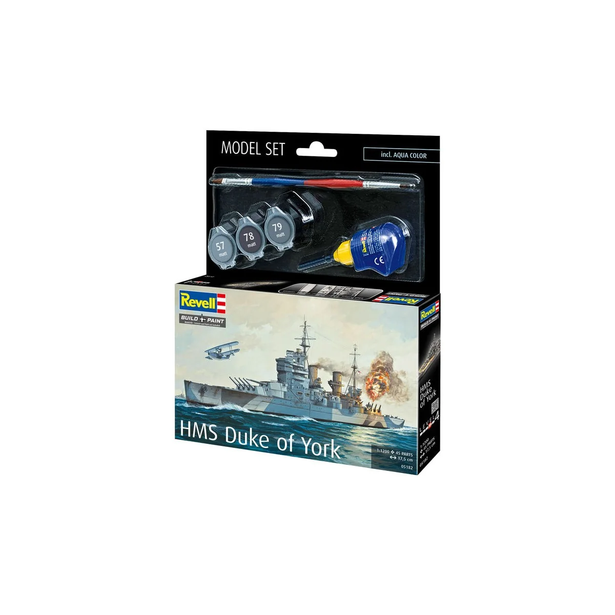 Model Set HMS Duke of York, 1/1200 - Revell 65182 Model Set HMS Duke of York, 1/1200 - Revell 65182