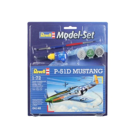 Model Set P-51D Mustang, 1/72 - Revell 64148 Model Set P-51D Mustang, 1/72 - Revell 64148