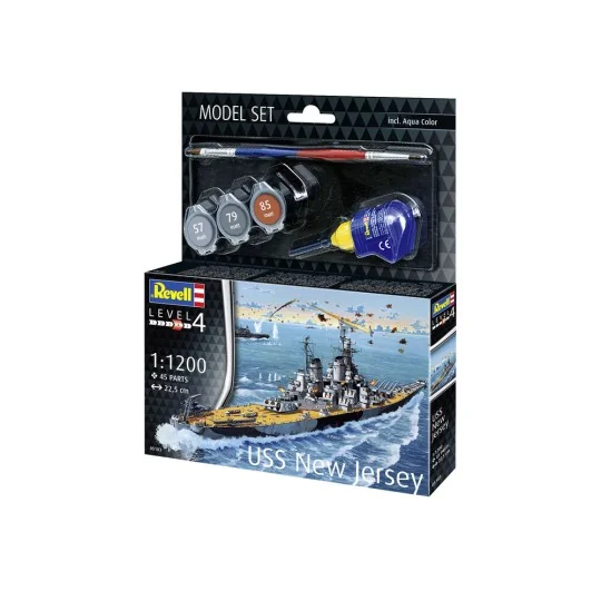 Model Set USS New Jersey, 1/1200 - Revell 65183 Model Set USS New Jersey, 1/1200 - Revell 65183