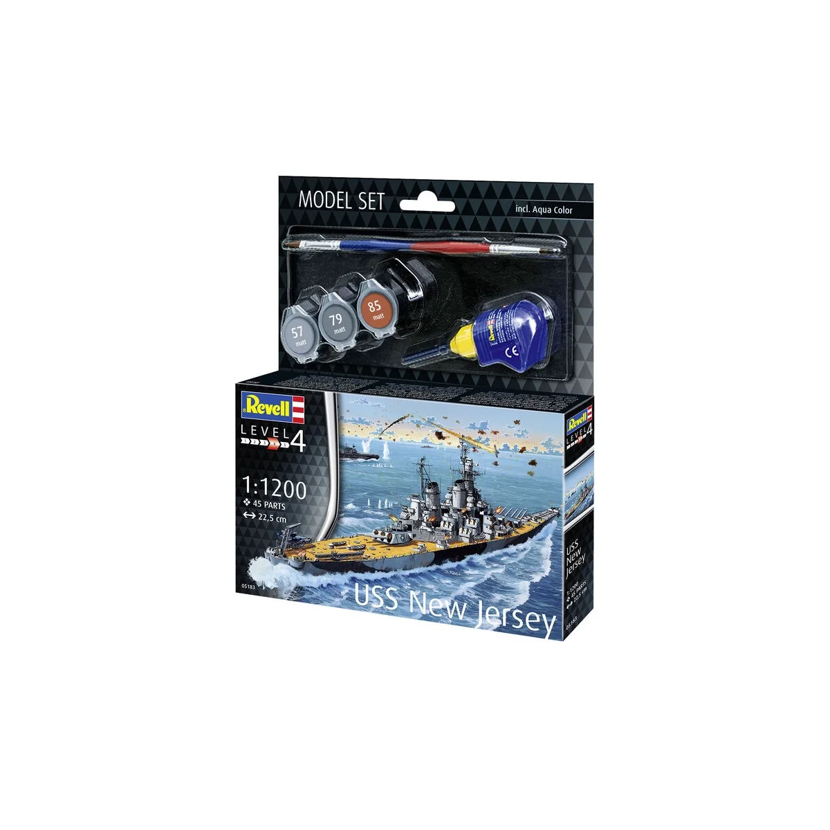 Model Set USS New Jersey, 1/1200 - Revell 65183 Model Set USS New Jersey, 1/1200 - Revell 65183