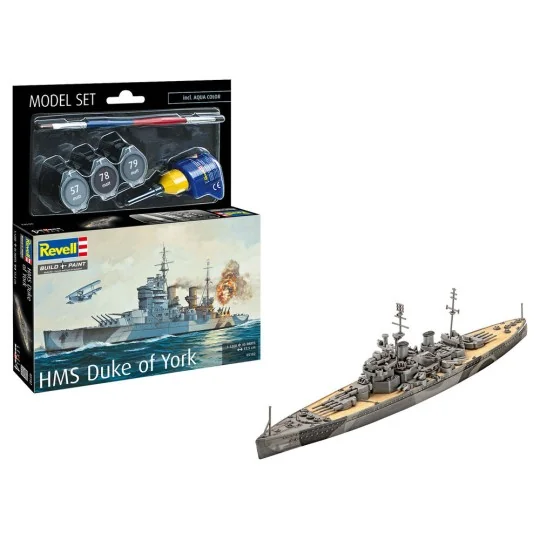 Model Set HMS Duke of York, 1/1200 - Revell 65182 Model Set HMS Duke of York, 1/1200 - Revell 65182