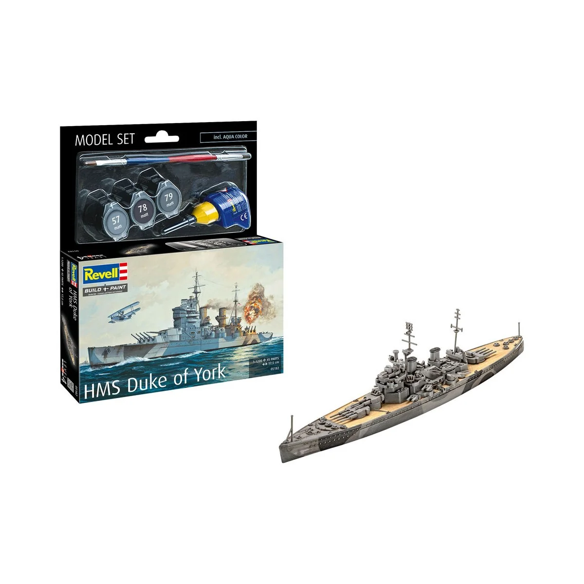 Model Set HMS Duke of York, 1/1200 - Revell 65182 Model Set HMS Duke of York, 1/1200 - Revell 65182