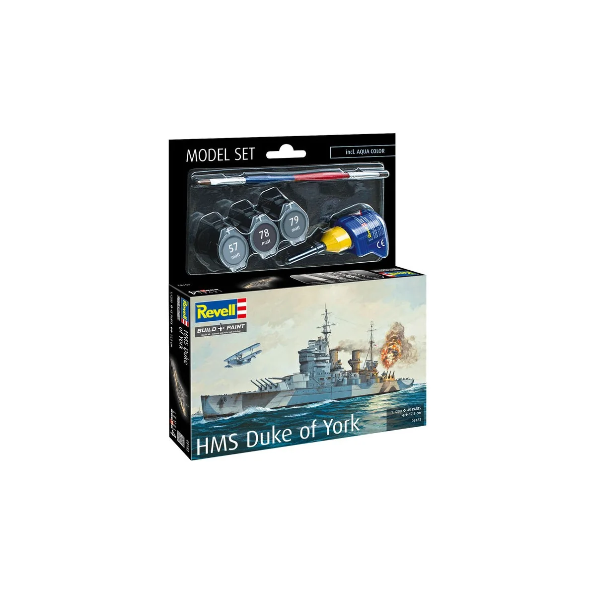 Model Set HMS Duke of York, 1/1200 - Revell 65182 Model Set HMS Duke of York, 1/1200 - Revell 65182