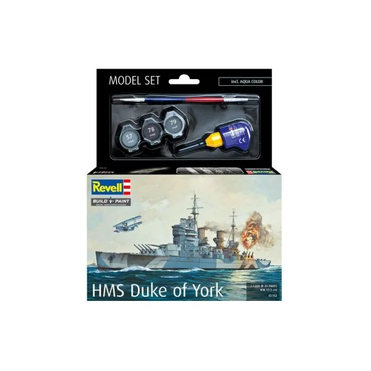 Model Set HMS Duke of York, 1/1200 - Revell 65182 Model Set HMS Duke of York, 1/1200 - Revell 65182