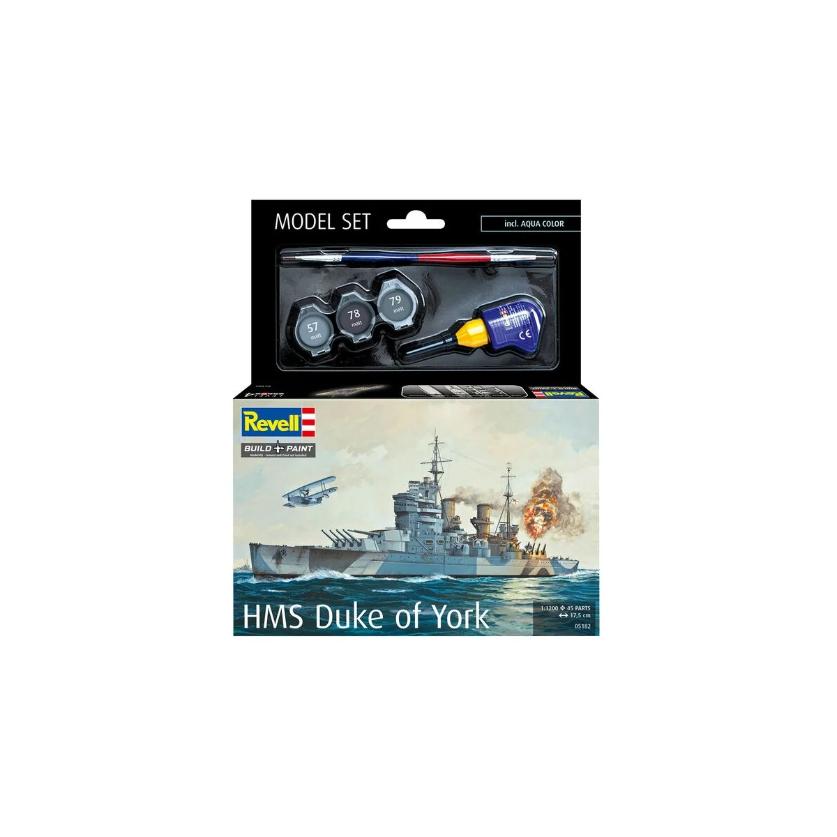 Model Set HMS Duke of York, 1/1200 - Revell 65182 Model Set HMS Duke of York, 1/1200 - Revell 65182