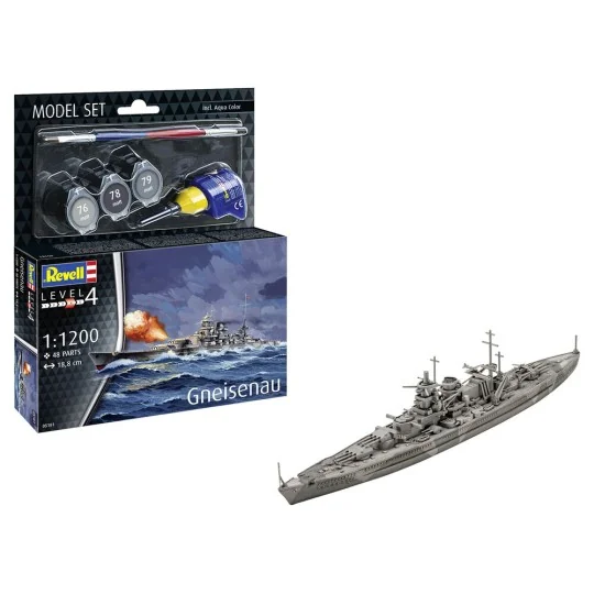 Model Set Gneisenau, 1/1200 - Revell 65181 Model Set Gneisenau, 1/1200 - Revell 65181