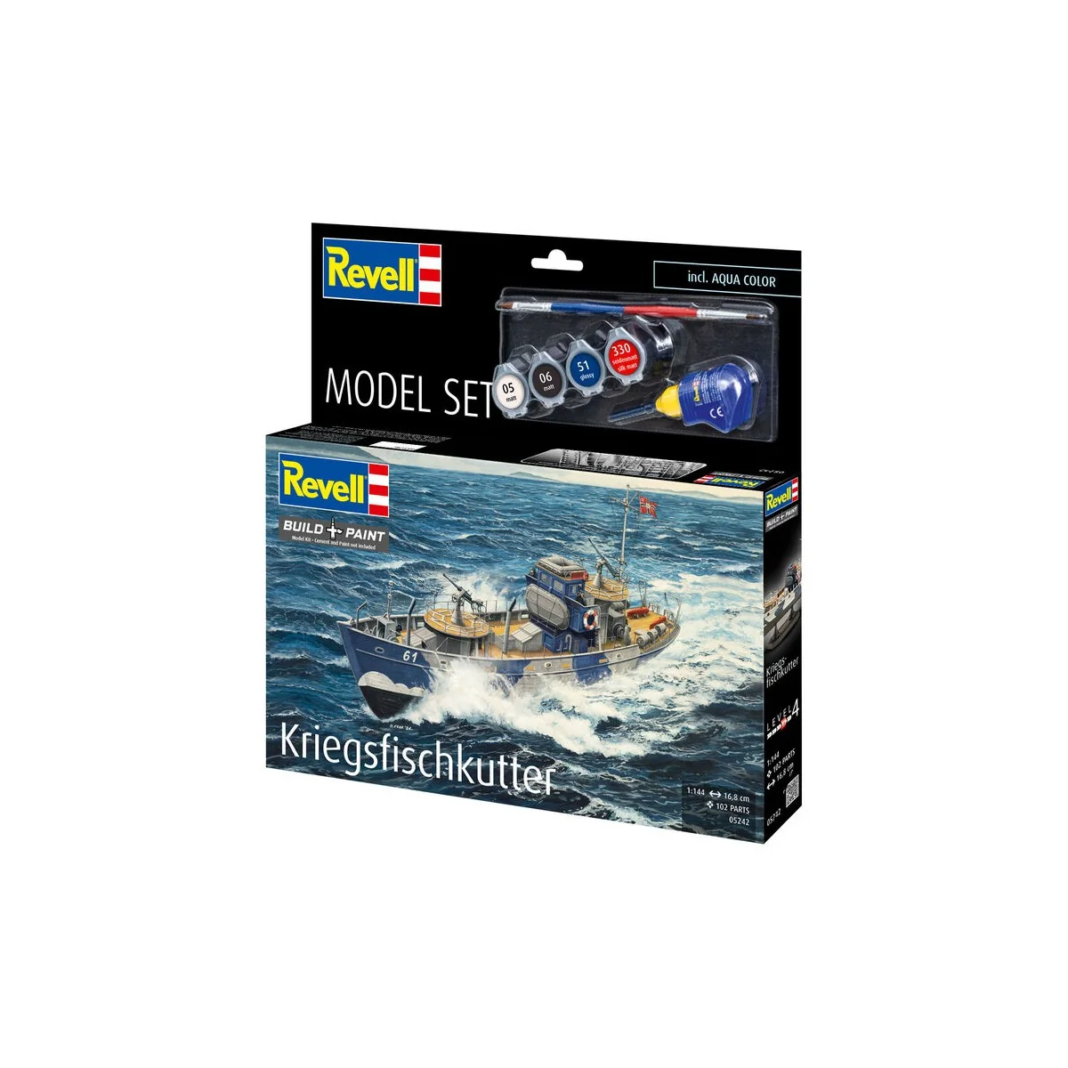 Model Set KFK (Kriegsfischkutter), 1/144 - Revell 65242 Model Set KFK (Kriegsfischkutter), 1/144 - Revell 65242
