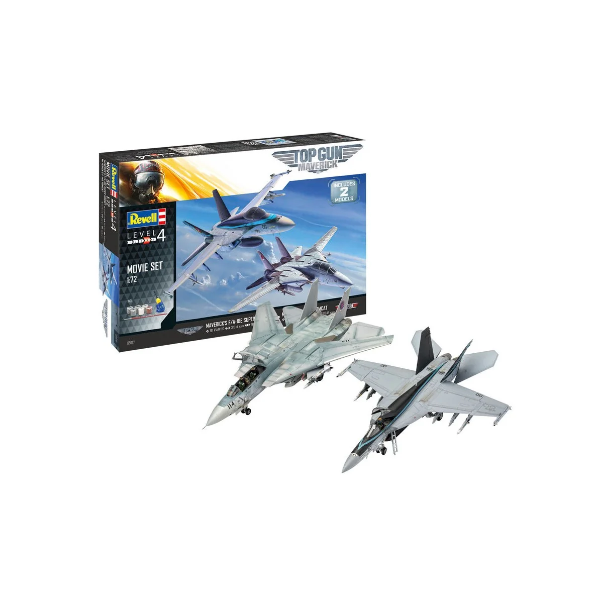 Top Gun 2 Movie Set, 1/72 - Revell 05677 Top Gun 2 Movie Set, 1/72 - Revell 05677