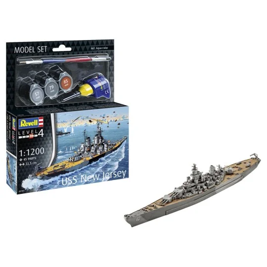 Model Set USS New Jersey, 1/1200 - Revell 65183 Model Set USS New Jersey, 1/1200 - Revell 65183
