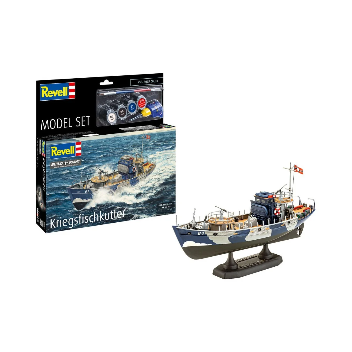 Model Set KFK (Kriegsfischkutter), 1/144 - Revell 65242 Model Set KFK (Kriegsfischkutter), 1/144 - Revell 65242