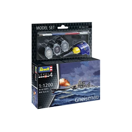 Model Set Gneisenau, 1/1200 - Revell 65181 Model Set Gneisenau, 1/1200 - Revell 65181