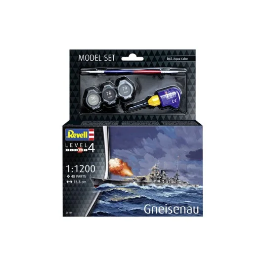 Model Set Gneisenau, 1/1200 - Revell 65181 Model Set Gneisenau, 1/1200 - Revell 65181