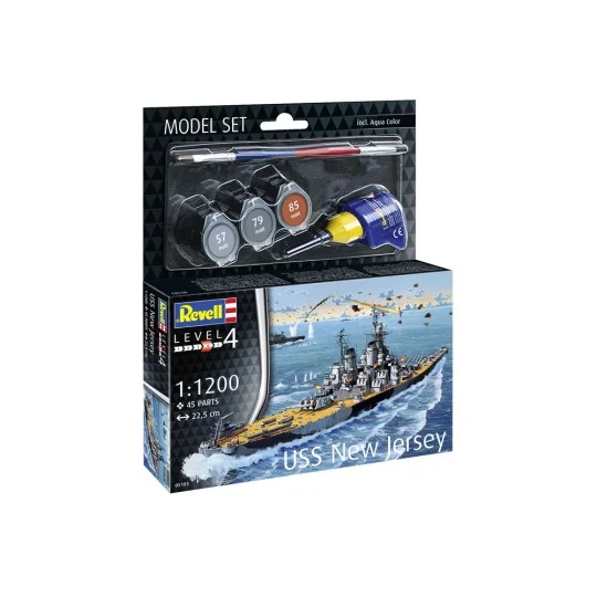 Model Set USS New Jersey, 1/1200 - Revell 65183 Model Set USS New Jersey, 1/1200 - Revell 65183
