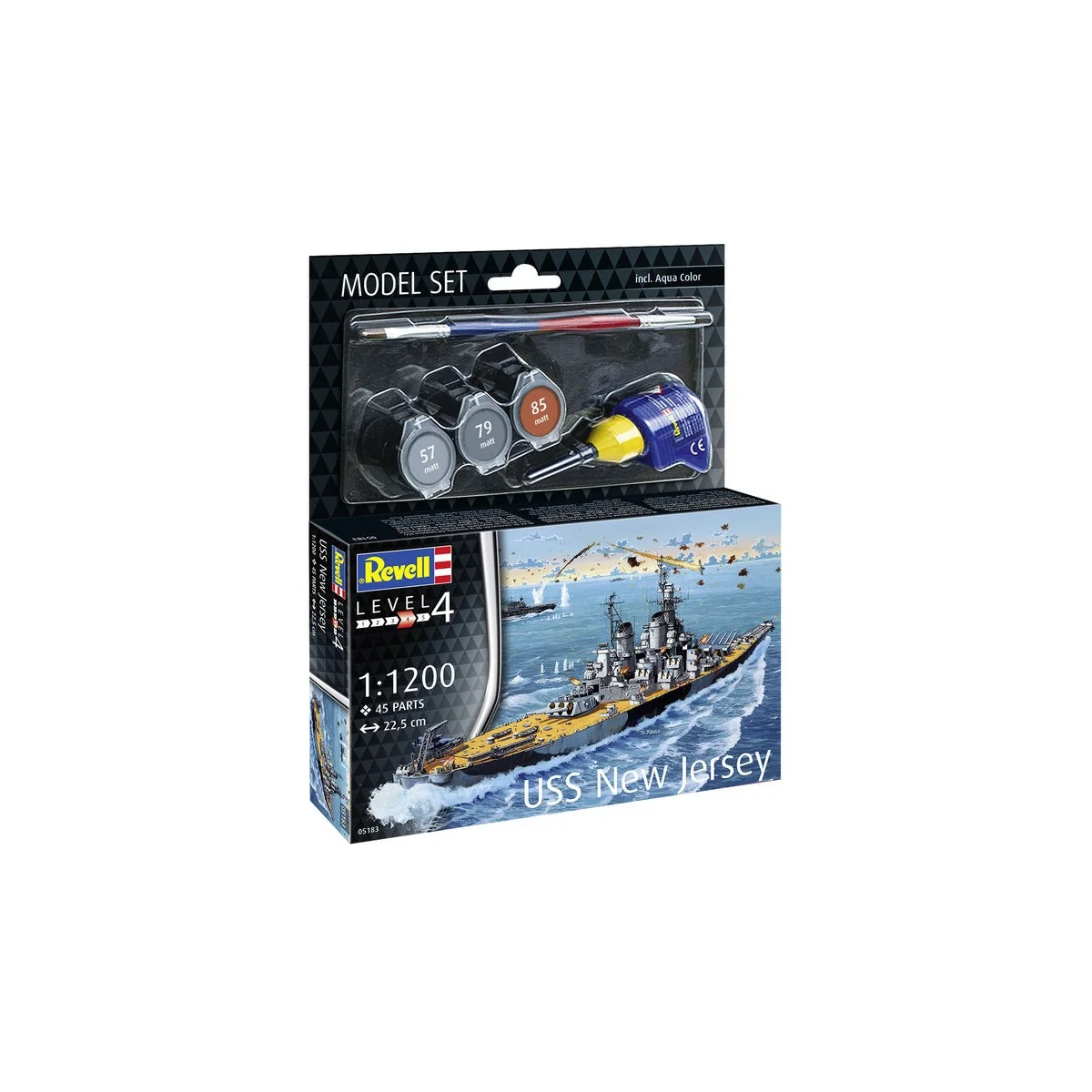 Model Set USS New Jersey, 1/1200 - Revell 65183 Model Set USS New Jersey, 1/1200 - Revell 65183