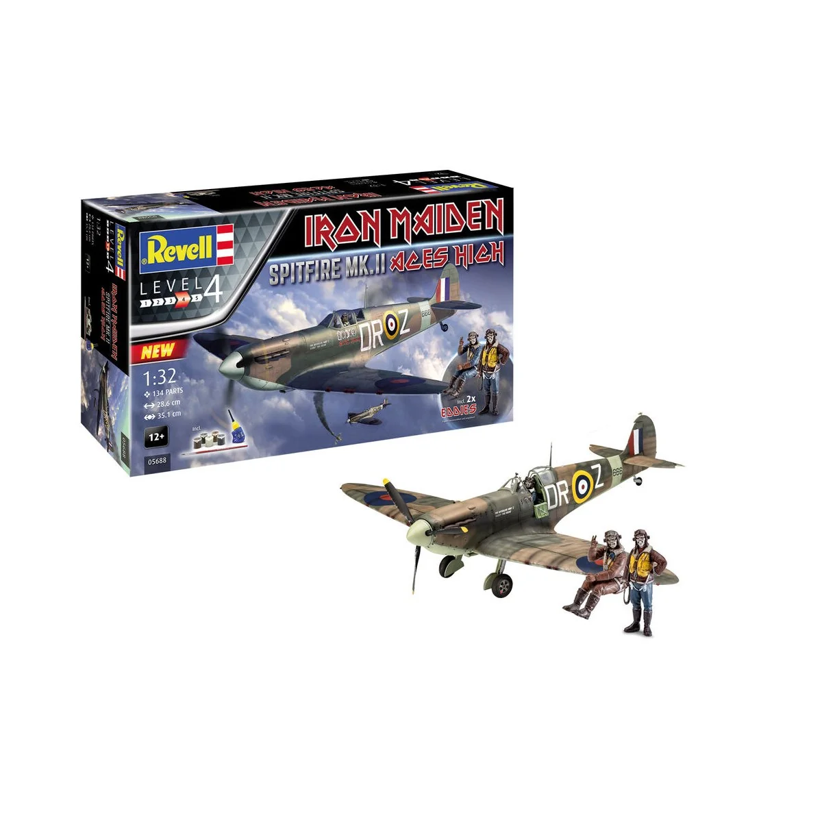 Spitfire Mk.II"Aces High"Iron Ma, 1/32 - Revell 05688