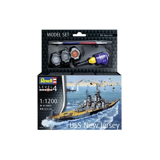 Model Set USS New Jersey, 1/1200 - Revell 65183 Model Set USS New Jersey, 1/1200 - Revell 65183