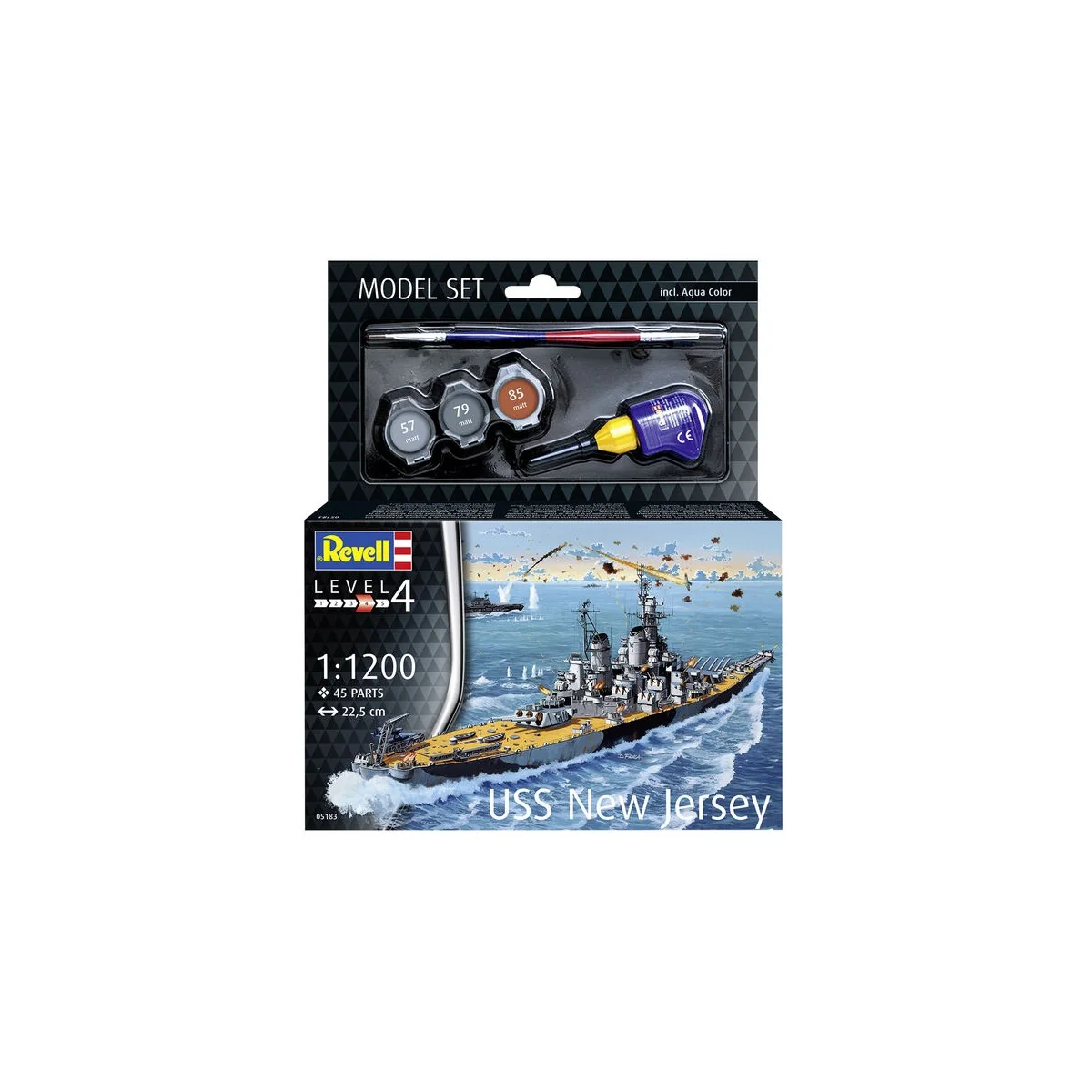 Model Set USS New Jersey, 1/1200 - Revell 65183 Model Set USS New Jersey, 1/1200 - Revell 65183