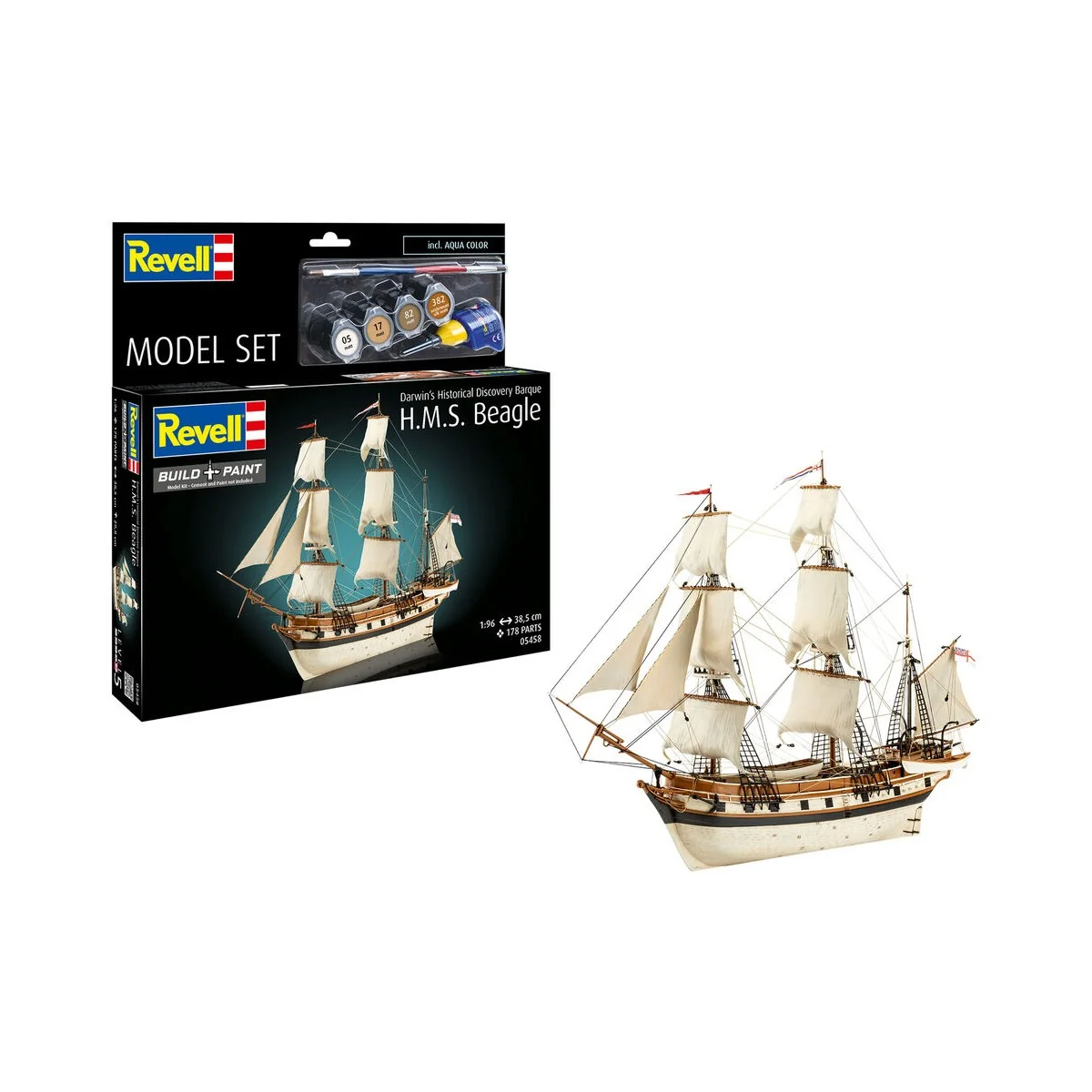Model Set HMS Beagle, 1/96 - Revell 65458 Model Set HMS Beagle, 1/96 - Revell 65458