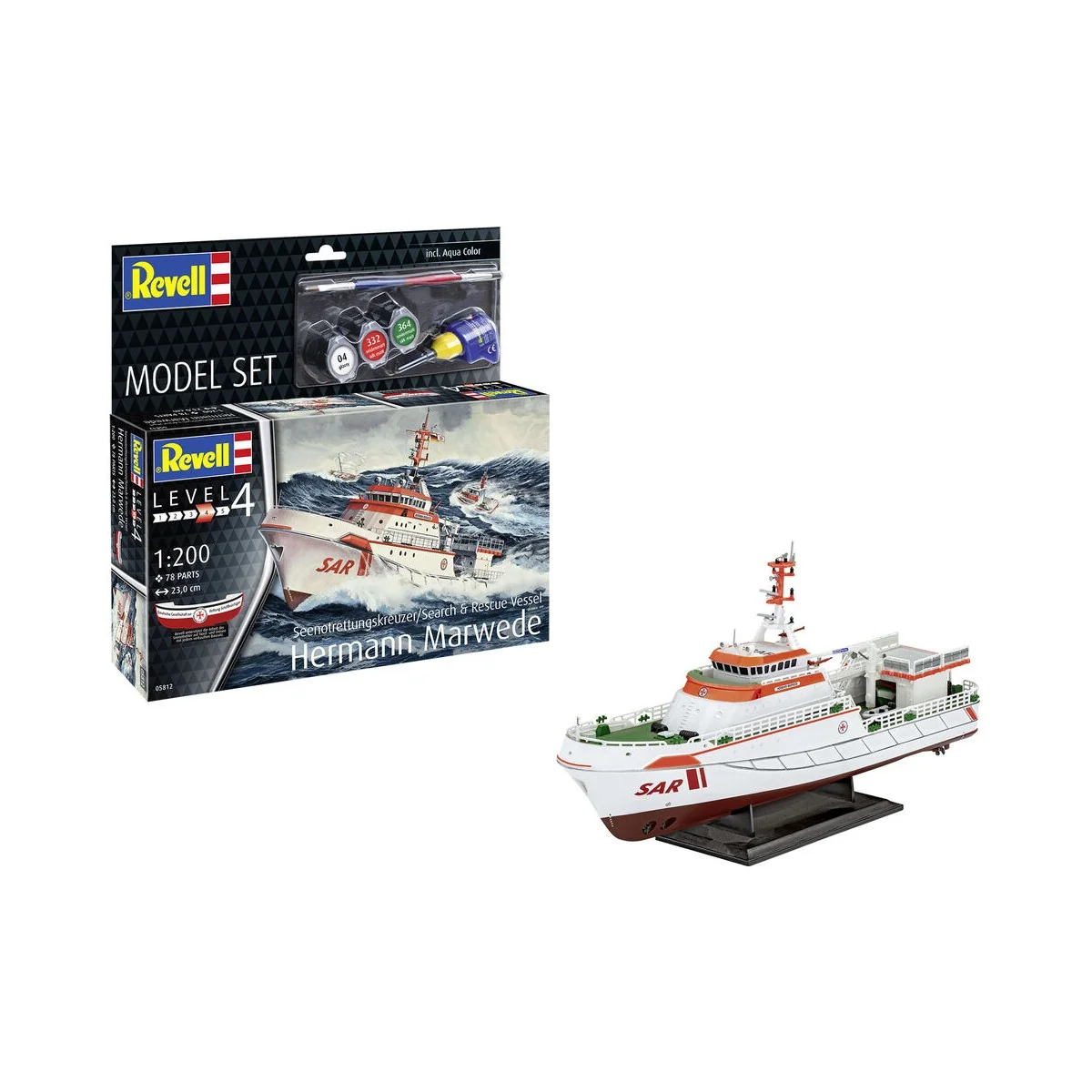 Model Set Hermann Marwede, 1/200 - Revell 65812 Model Set Hermann Marwede, 1/200 - Revell 65812