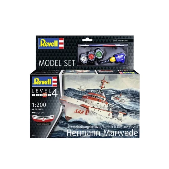 Model Set Hermann Marwede, 1/200 - Revell 65812 Model Set Hermann Marwede, 1/200 - Revell 65812
