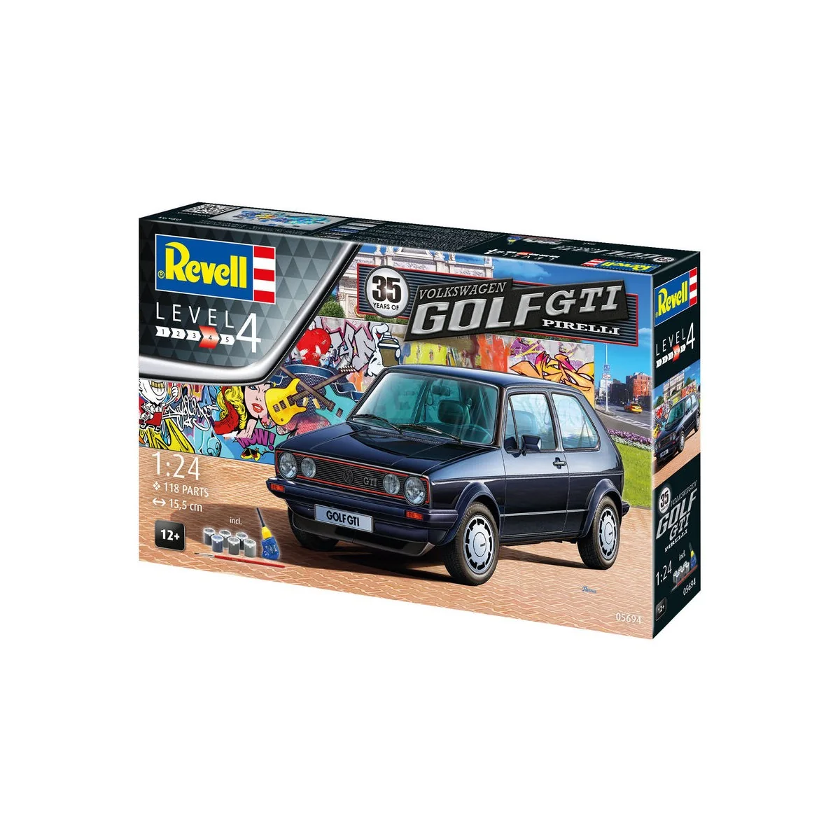 35 Years VW Golf GTI Pirelli, 1/24 - Revell 05694