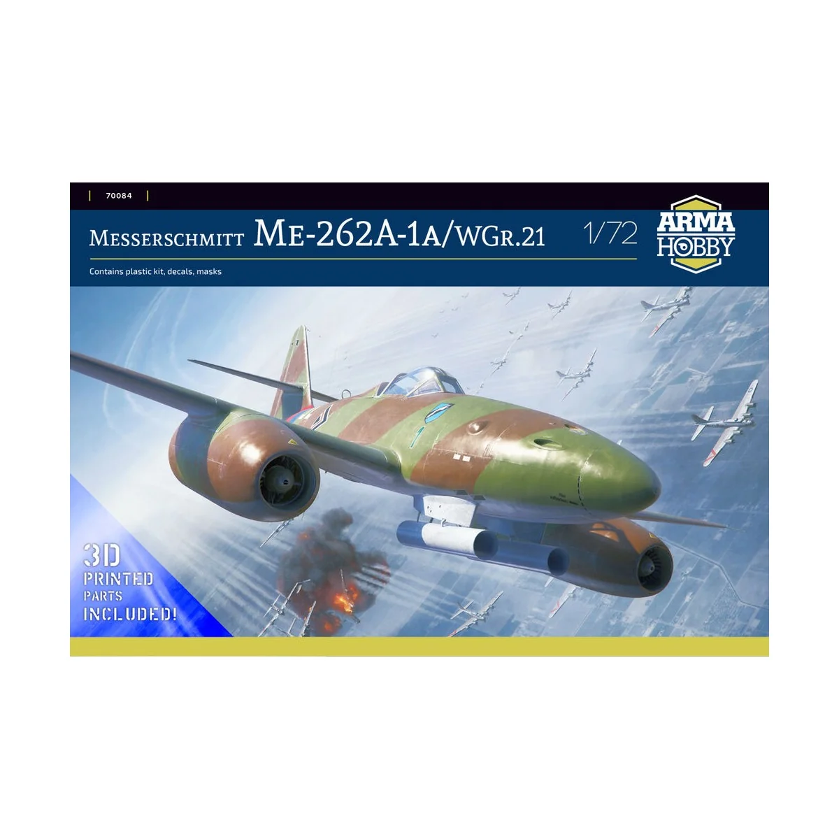 Messerschmitt Me 262 A-1a/WGr.21 Schwalbe, 1/72 - Arma Hobby 70084 Messerschmitt Me 262 A-1a/WGr.21 Schwalbe, 1/72 - Arma Hobby 70084