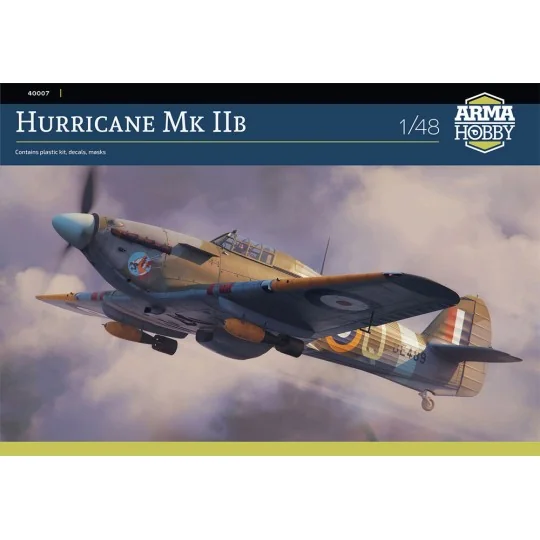 Hurricane Mk IIb, 1/48 - Arma Hobby 40007 Hurricane Mk IIb, 1/48 - Arma Hobby 40007