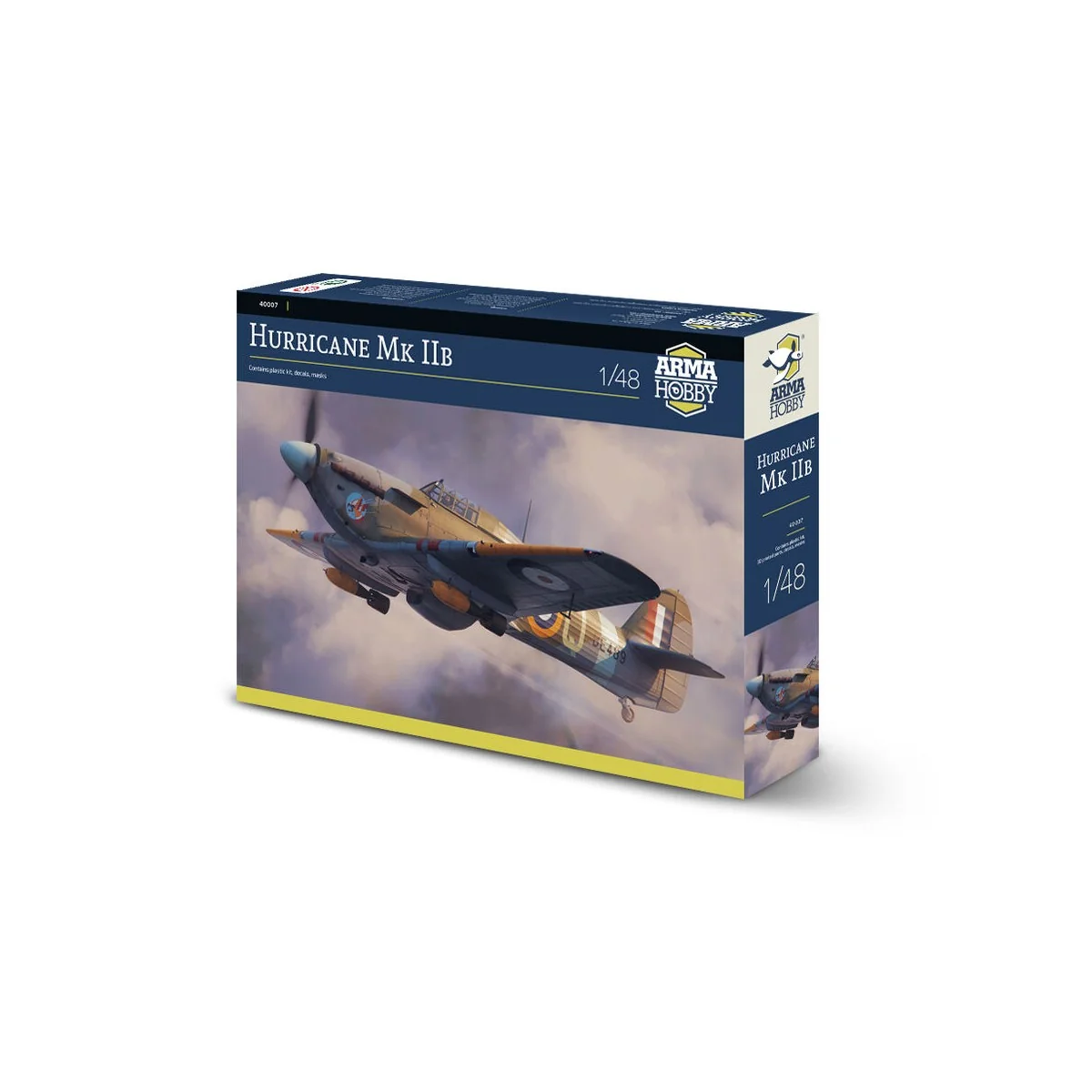 Hurricane Mk IIb, 1/48 - Arma Hobby 40007 Hurricane Mk IIb, 1/48 - Arma Hobby 40007