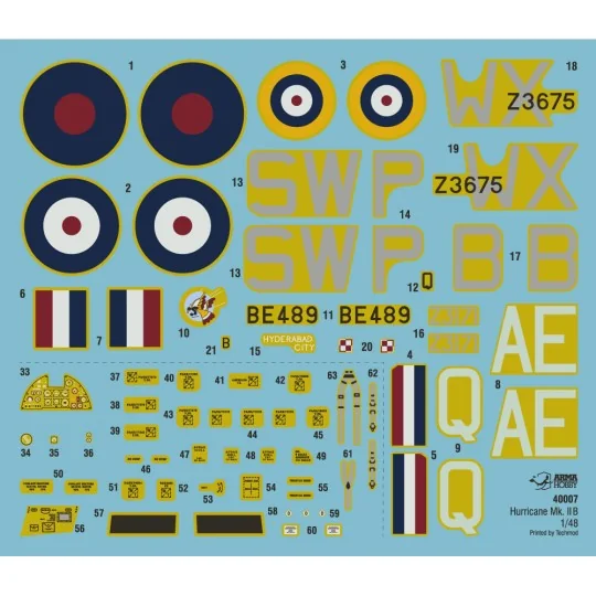 Hurricane Mk IIb, 1/48 - Arma Hobby 40007 Hurricane Mk IIb, 1/48 - Arma Hobby 40007