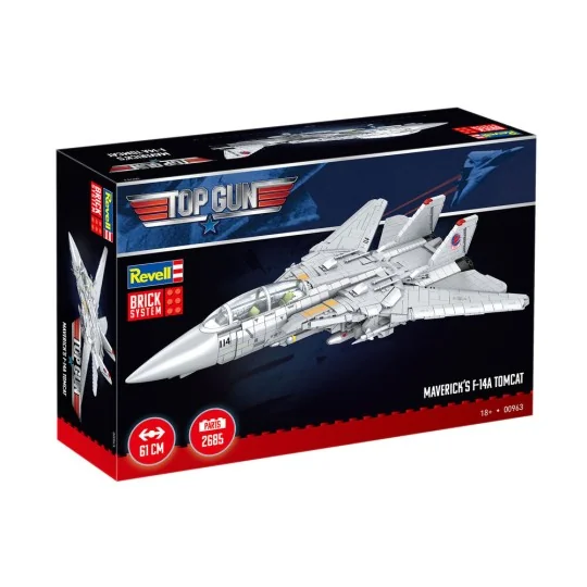 Maverick's F-14A Tomcat Top Gun - Brick System, 1/32 - Revell 00963 Maverick's F-14A Tomcat Top Gun - Brick System, 1/32 - Revell 00963