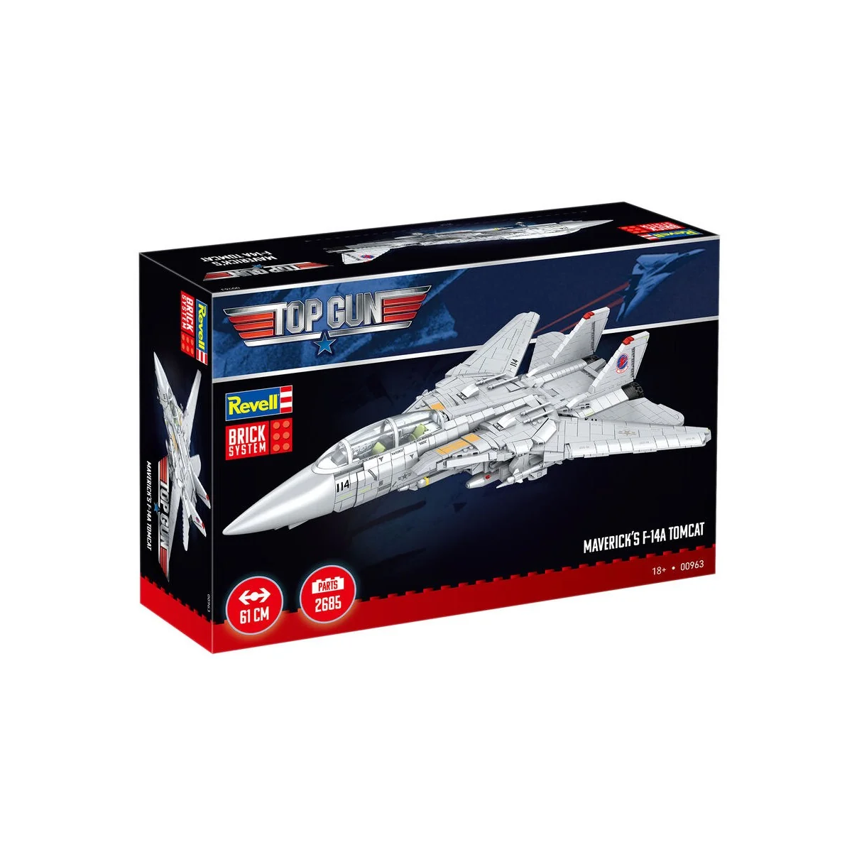 Maverick's F-14A Tomcat Top Gun - Brick System, 1/32 - Revell 00963 Maverick's F-14A Tomcat Top Gun - Brick System, 1/32 - Revell 00963