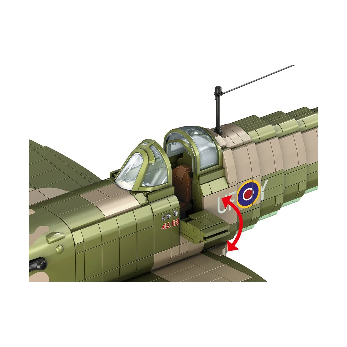 Iron Maiden Spitfire MK.II Aces High - Brick System, 1/18 - Revell ...