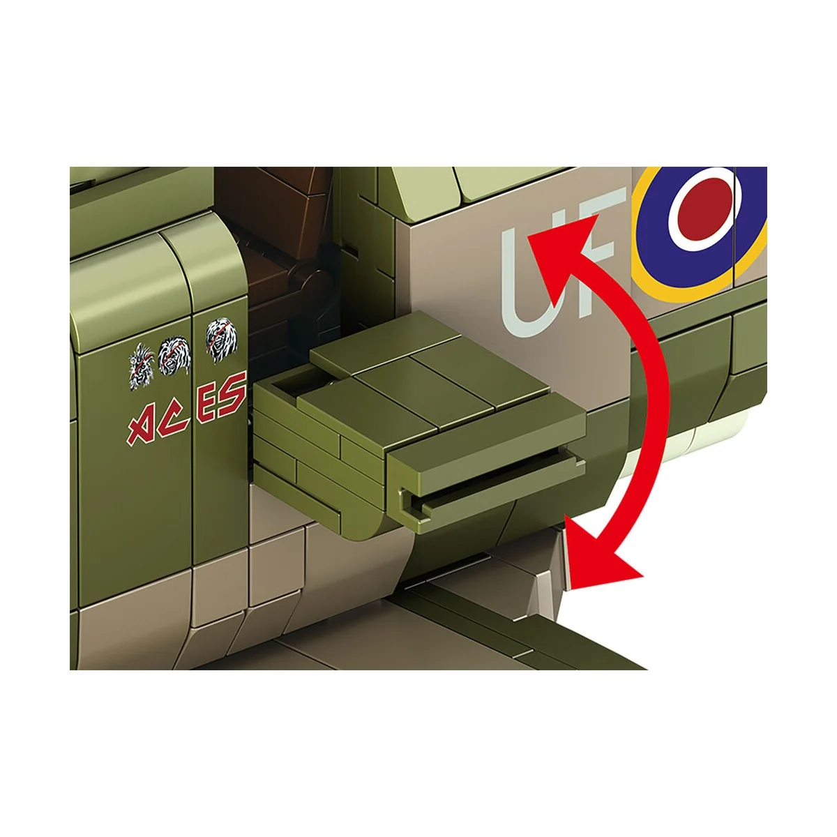Iron Maiden Spitfire MK.II Aces High - Brick System, 1/18 - Revell ...