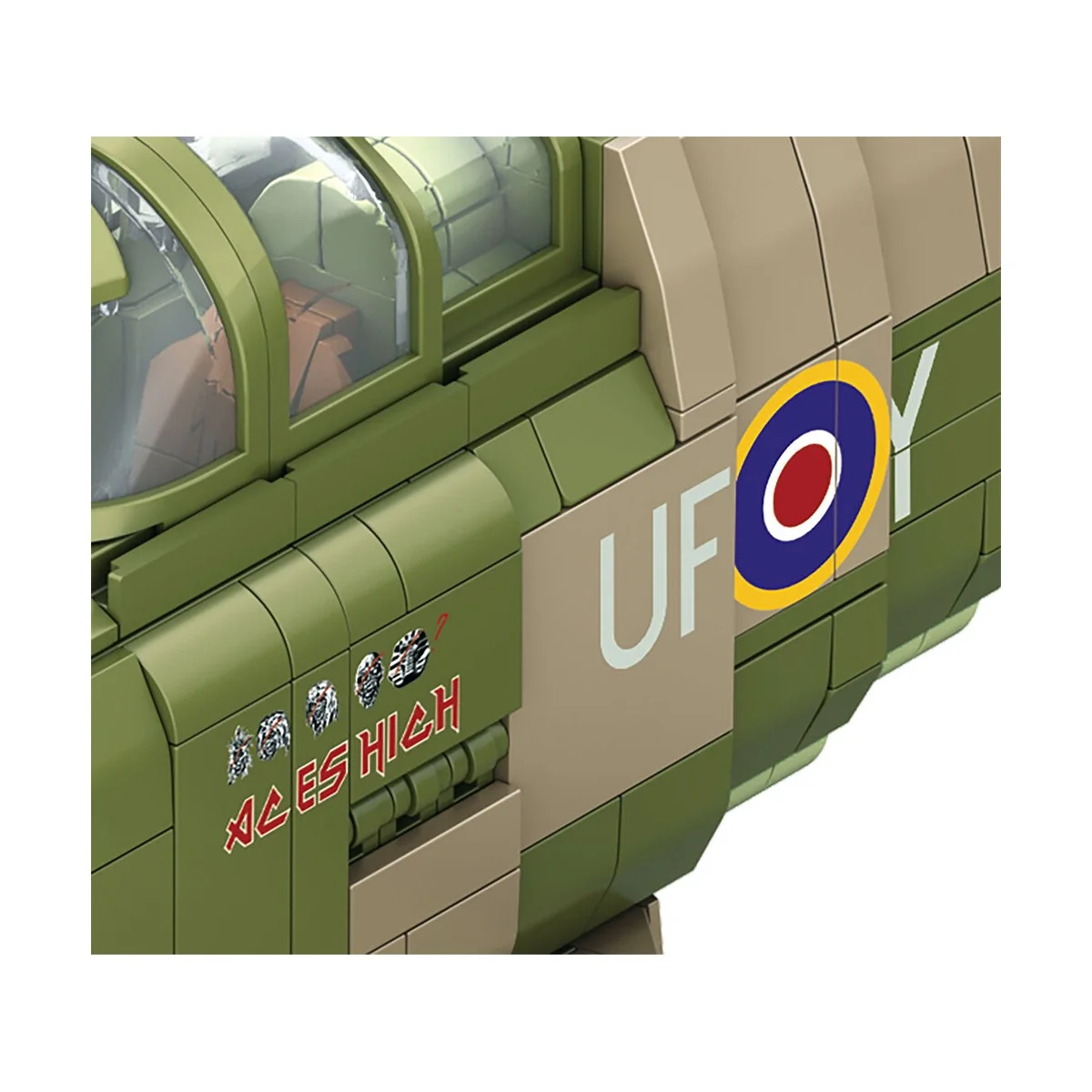 Iron Maiden Spitfire MK.II Aces High - Brick System, 1/18 - Revell ...
