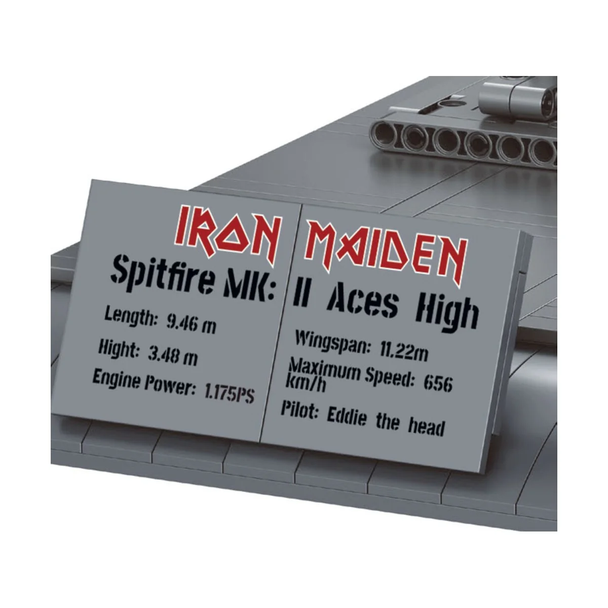 Iron Maiden Spitfire MK.II Aces High - Brick System, 1/18 - Revell ...