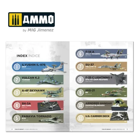 Jet Aircraft 1/144 (English, Castellano) - AMMO by MIG Jimenez A.MI... Jet Aircraft 1/144 (English, Castellano) - AMMO by MIG Jimenez A.MI...