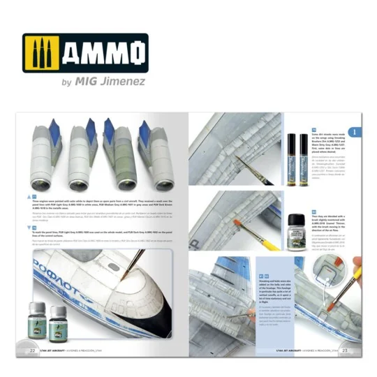 Jet Aircraft 1/144 (English, Castellano) - AMMO by MIG Jimenez A.MI... Jet Aircraft 1/144 (English, Castellano) - AMMO by MIG Jimenez A.MI...
