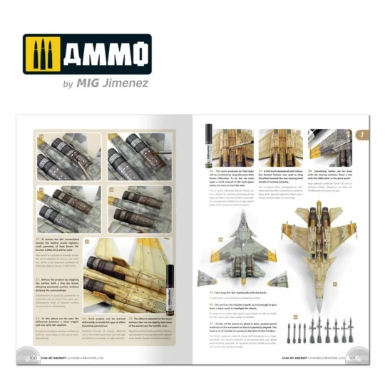 Jet Aircraft 1/144 (English, Castellano) - AMMO by MIG Jimenez A.MI... Jet Aircraft 1/144 (English, Castellano) - AMMO by MIG Jimenez A.MI...
