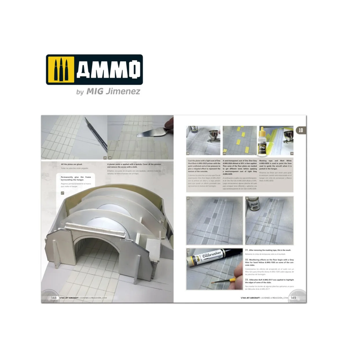 Jet Aircraft 1/144 (English, Castellano) - AMMO by MIG Jimenez A.MI... Jet Aircraft 1/144 (English, Castellano) - AMMO by MIG Jimenez A.MI...